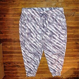 LIVI Multicolor Joggers Women’s 22/24 Elastic Waist Drawstring Pockets